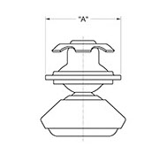 drawing of Marquis School Glide with Small Footprint